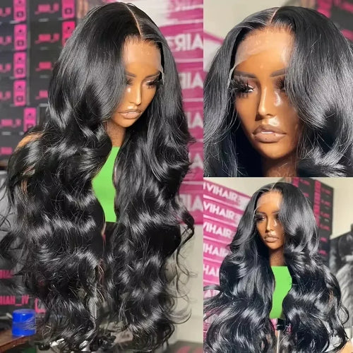 30 Inch Body Wave Human Hair Front Wig 13x6 Hd Lace Transparent Frontal wig Pre Plucked Brazilian Human Hair Wigs For Women