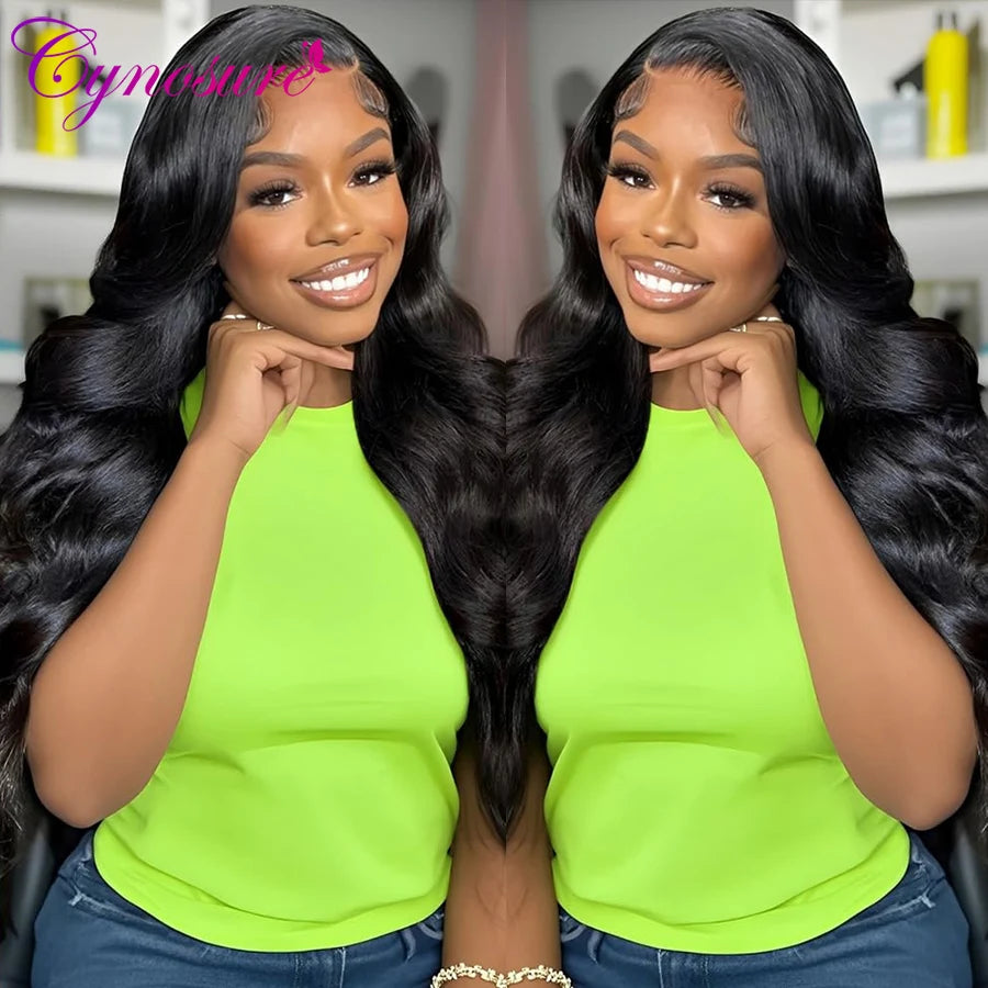 Cynosure 13x6 HD Lace Frontal Wig Preplucked Glueless Wig Human Hair Ready to Wear 13x4 Body Wave Human Hair Wigs for Women