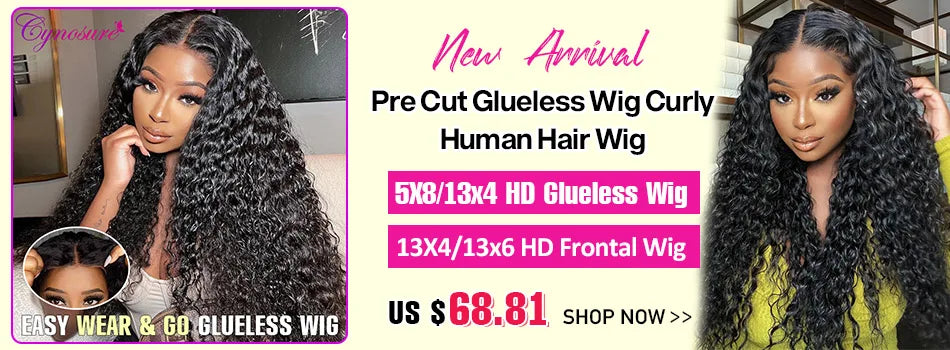 Cynosure 13x6 HD Lace Frontal Wig Preplucked Glueless Wig Human Hair Ready to Wear 13x4 Body Wave Human Hair Wigs for Women