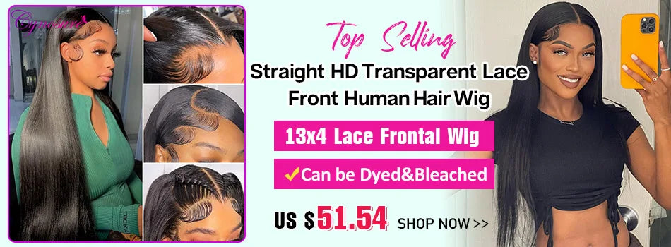 Cynosure 13x6 HD Lace Frontal Wig Preplucked Glueless Wig Human Hair Ready to Wear 13x4 Body Wave Human Hair Wigs for Women