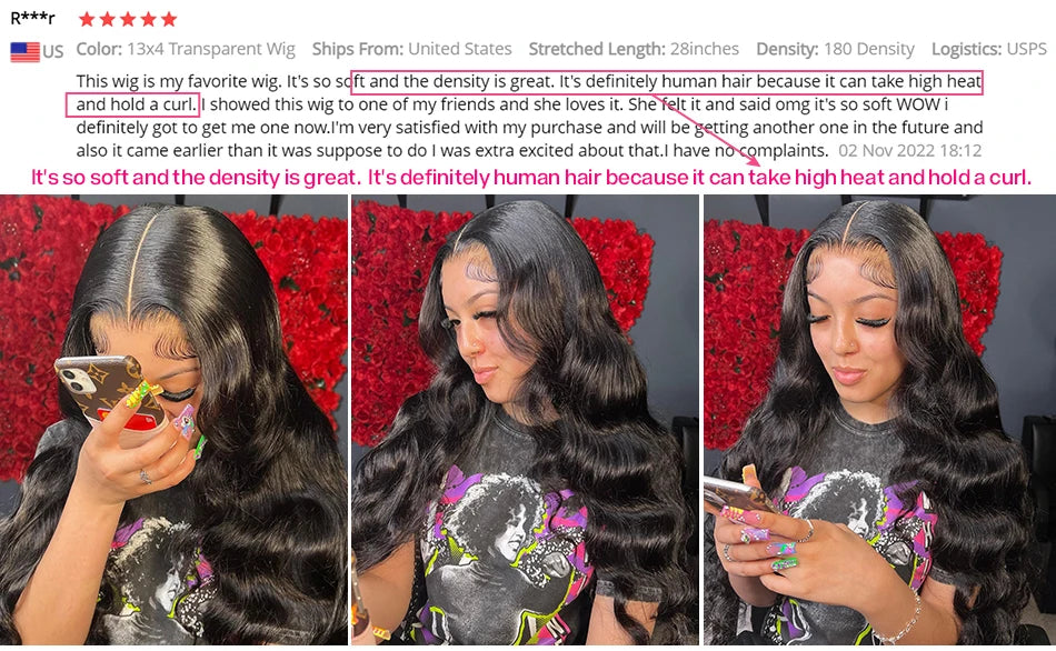Cynosure 13x6 HD Lace Frontal Wig Preplucked Glueless Wig Human Hair Ready to Wear 13x4 Body Wave Human Hair Wigs for Women