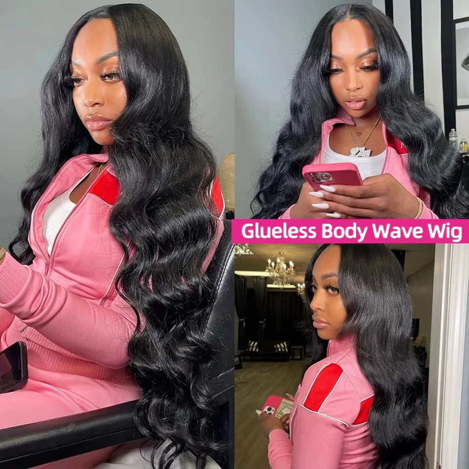 30 Inch Body Wave Human Hair Front Wig 13x6 Hd Lace Transparent Frontal wig Pre Plucked Brazilian Human Hair Wigs For Women