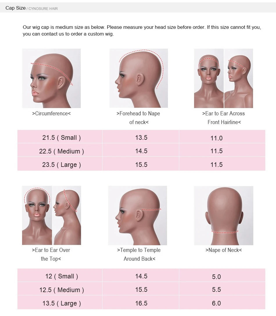Cynosure 13x6 HD Lace Frontal Wig Preplucked Glueless Wig Human Hair Ready to Wear 13x4 Body Wave Human Hair Wigs for Women