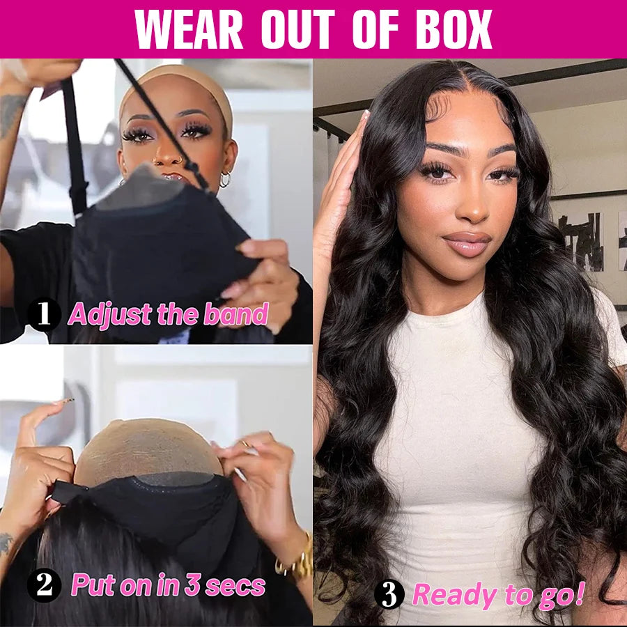 Cynosure 13x6 HD Lace Frontal Wig Preplucked Glueless Wig Human Hair Ready to Wear 13x4 Body Wave Human Hair Wigs for Women