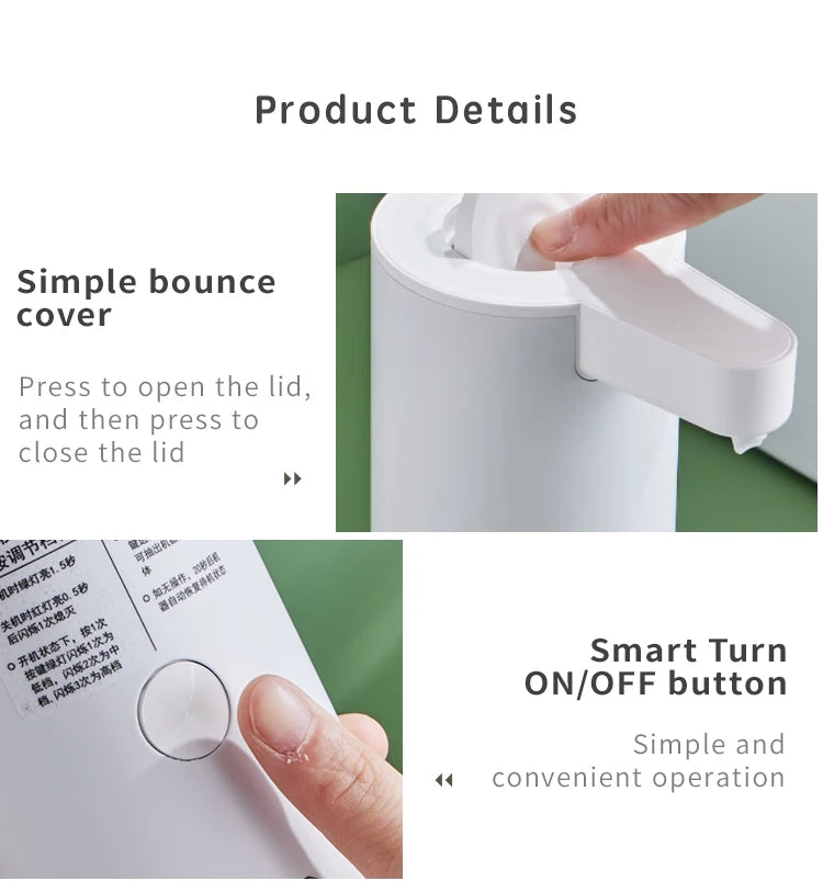 Automatic Dishwashing Machine Sensor Intelligent Hand Washing Machine Kitchen Hand Sanitizer Soap Dispenser