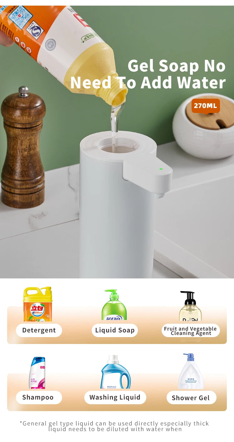 Automatic Dishwashing Machine Sensor Intelligent Hand Washing Machine Kitchen Hand Sanitizer Soap Dispenser