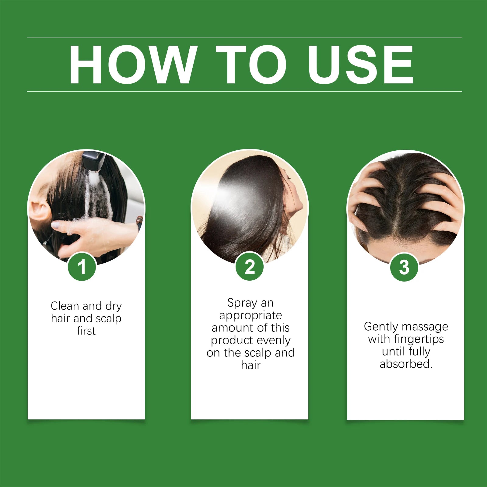 Rosemary Hair Growth Spray Anti Baldness Soothing Scalp Strengthening Root Thickening Hair Repair Split Ends Hair Regrowth Spray