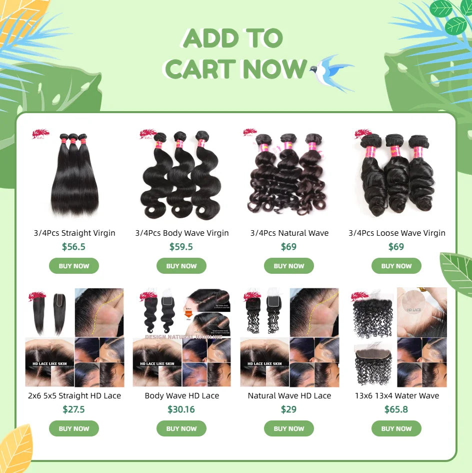 Ali Queen Hair Brazilian Body Wave Raw Virgin Hair Weaving Natural Color 8-34 inches 3/4Pcs 100% Human Hair Weave Bundles