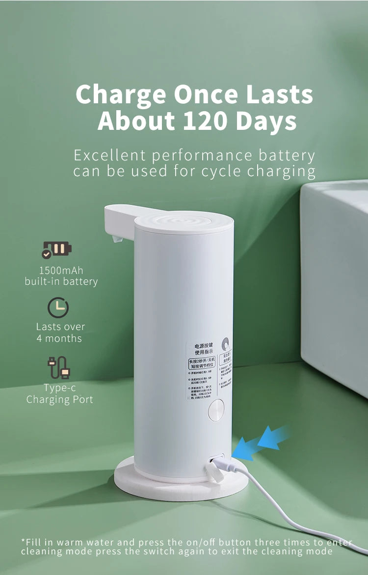 Automatic Dishwashing Machine Sensor Intelligent Hand Washing Machine Kitchen Hand Sanitizer Soap Dispenser