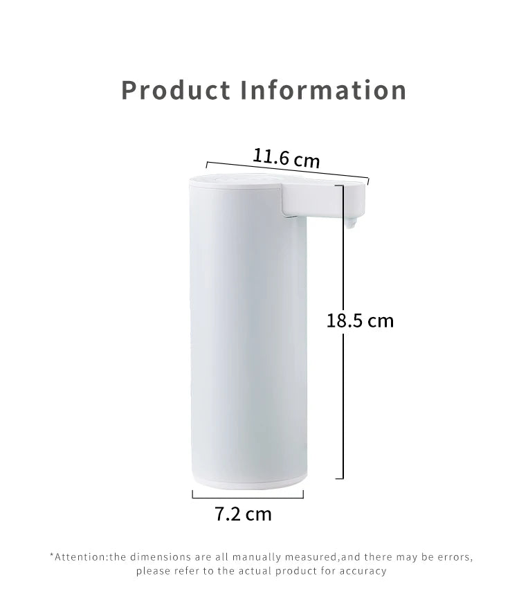 Automatic Dishwashing Machine Sensor Intelligent Hand Washing Machine Kitchen Hand Sanitizer Soap Dispenser