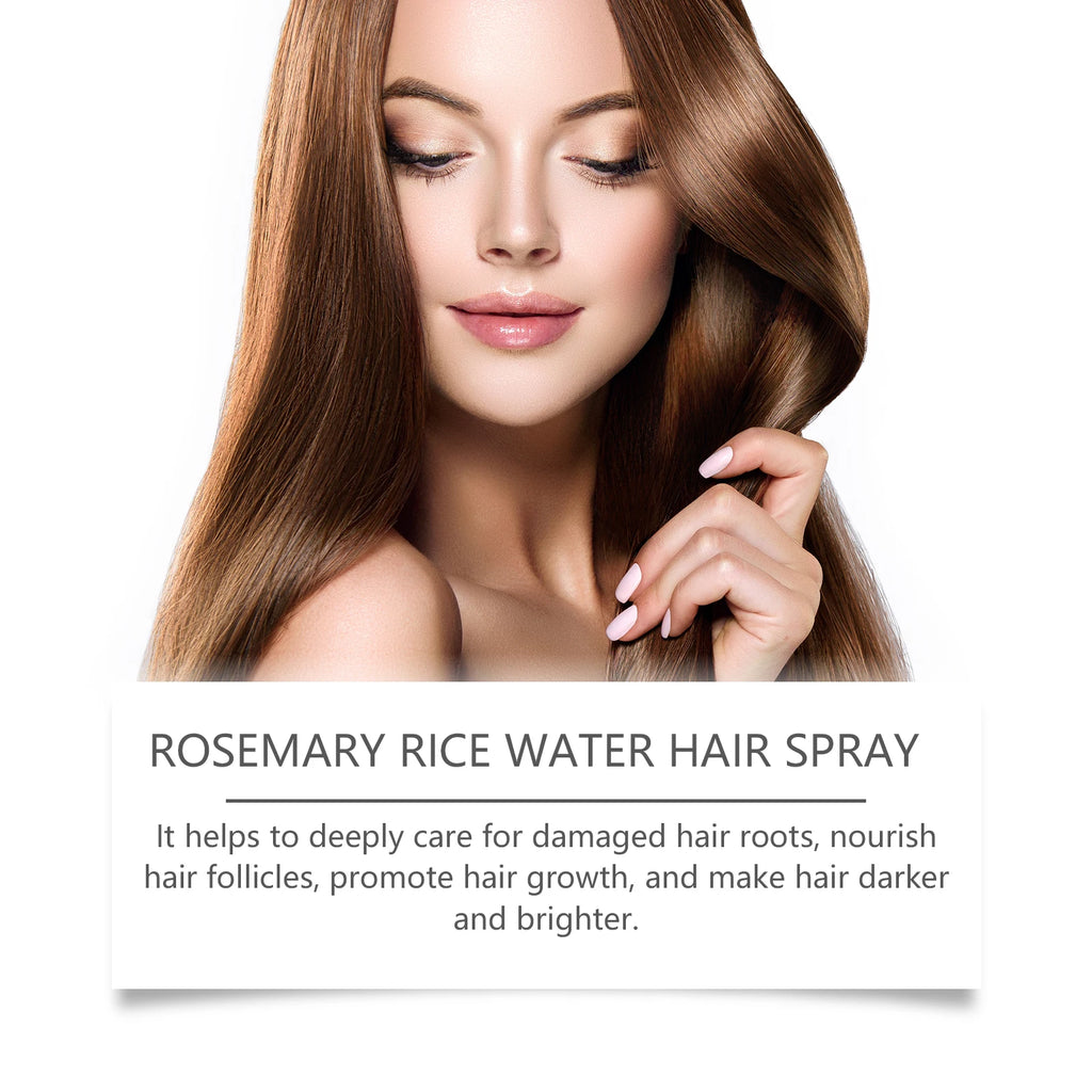 Rosemary Hair Growth Spray Anti Baldness Soothing Scalp Strengthening Root Thickening Hair Repair Split Ends Hair Regrowth Spray
